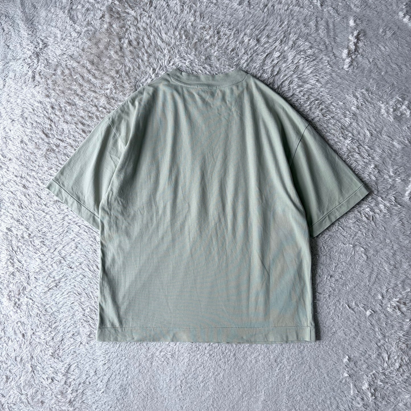 マーガレットハウエル コットン Tシャツ カットソー 半袖 L 黄緑