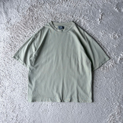 マーガレットハウエル コットン Tシャツ カットソー 半袖 L 黄緑