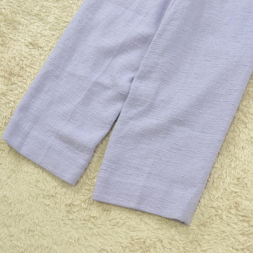 新品タグ付 SLOBE IENA 綿ツイードワイドストレート パンツ 38