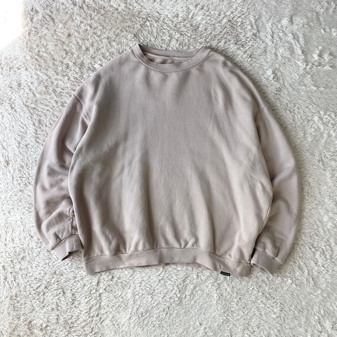 ネストローブ upcyclelino ワイドスウェット 2 ベージュ