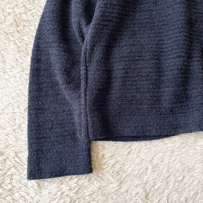 ヒューマンウーマン 極美品 コットンパイルジャケット M ネイビー