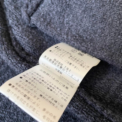 ヒューマンウーマン 極美品 コットンパイルジャケット M ネイビー