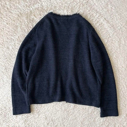 ヒューマンウーマン 極美品 コットンパイルジャケット M ネイビー