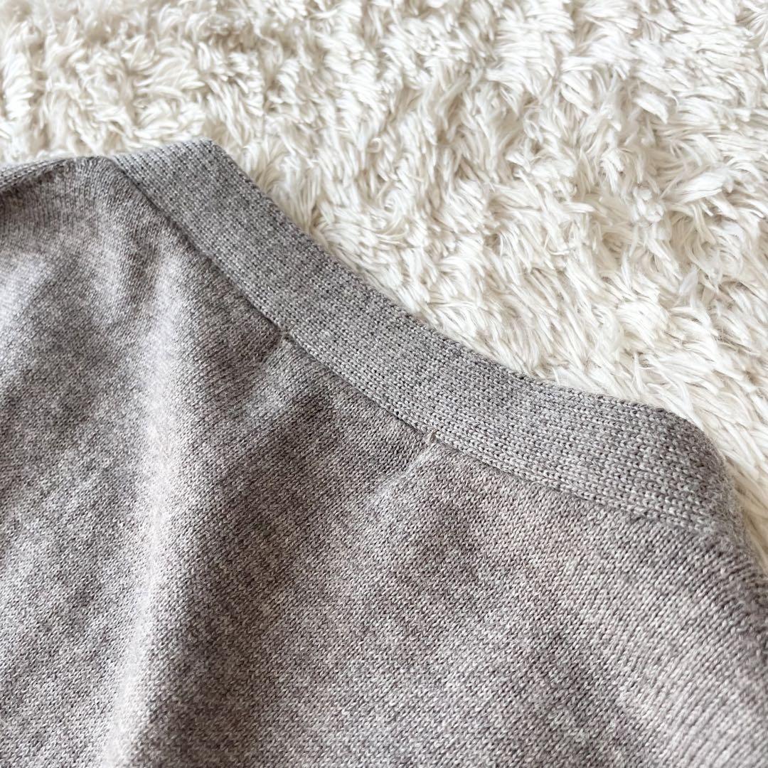 パパス 極美品 PAPAS + ニットベスト M ブラウン