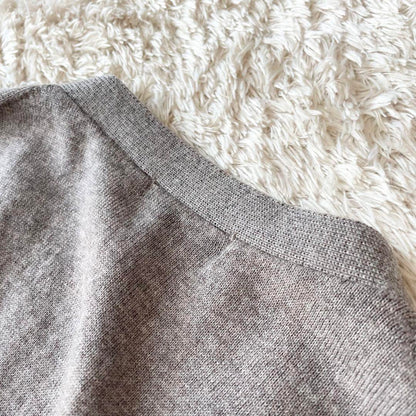 パパス 極美品 PAPAS + ニットベスト M ブラウン