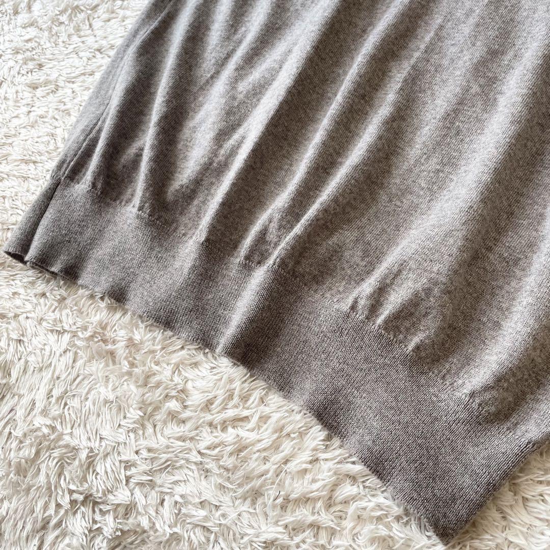 パパス 極美品 PAPAS + ニットベスト M ブラウン