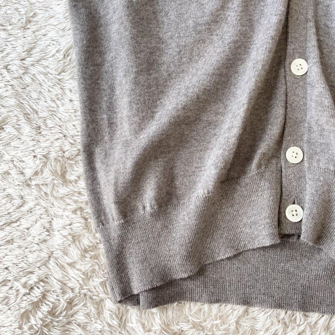 パパス 極美品 PAPAS + ニットベスト M ブラウン