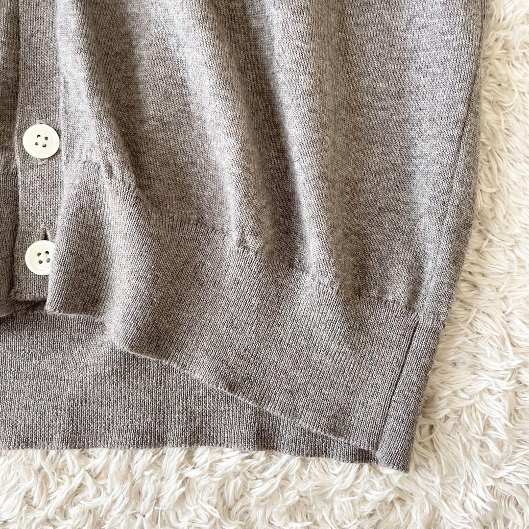 パパス 極美品 PAPAS + ニットベスト M ブラウン