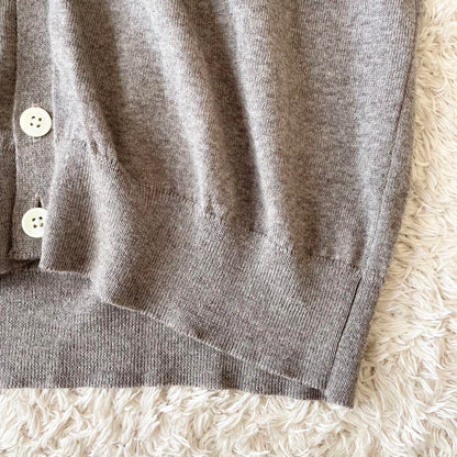 パパス 極美品 PAPAS + ニットベスト M ブラウン