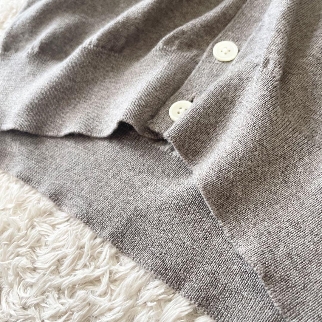 パパス 極美品 PAPAS + ニットベスト M ブラウン