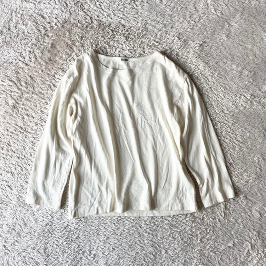 マーガレットハウエル 美品 ソフトカシミヤコットンニット F