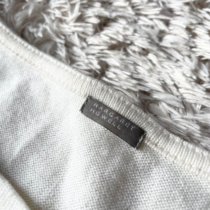 マーガレットハウエル 美品 ソフトカシミヤコットンニット F