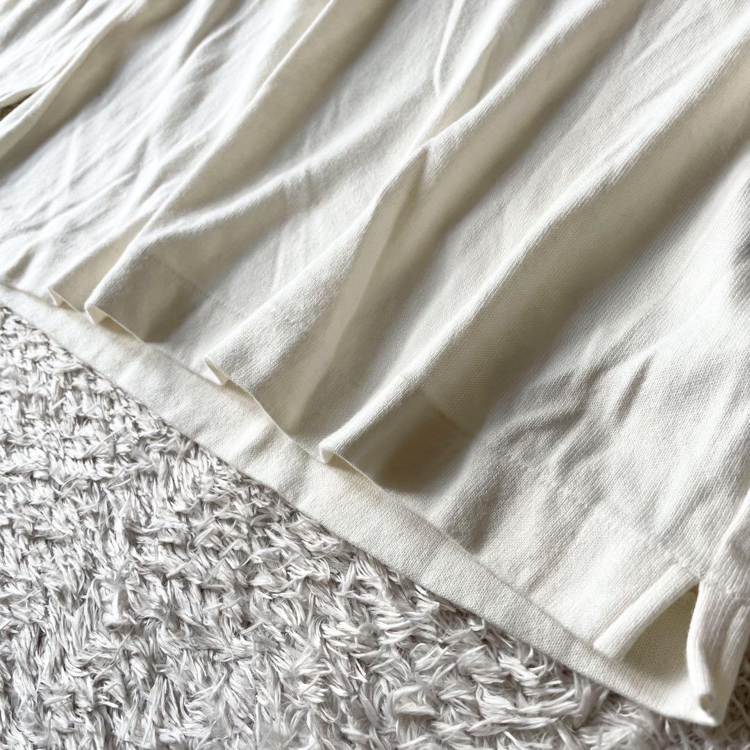 マーガレットハウエル 美品 ソフトカシミヤコットンニット F