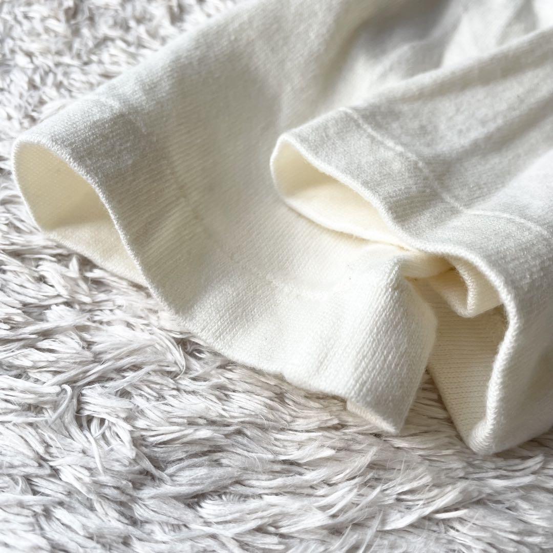 マーガレットハウエル 美品 ソフトカシミヤコットンニット F