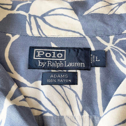 ラルフローレン 90s ADAMS アロハシャツ L