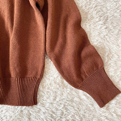 マーガレットハウエル 23ss 極美品 リネンコットン ニット 2 茶