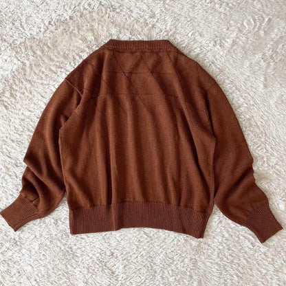 マーガレットハウエル 23ss 極美品 リネンコットン ニット 2 茶