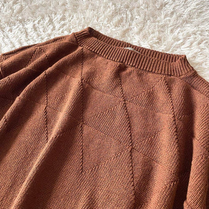 マーガレットハウエル 23ss 極美品 リネンコットン ニット 2 茶