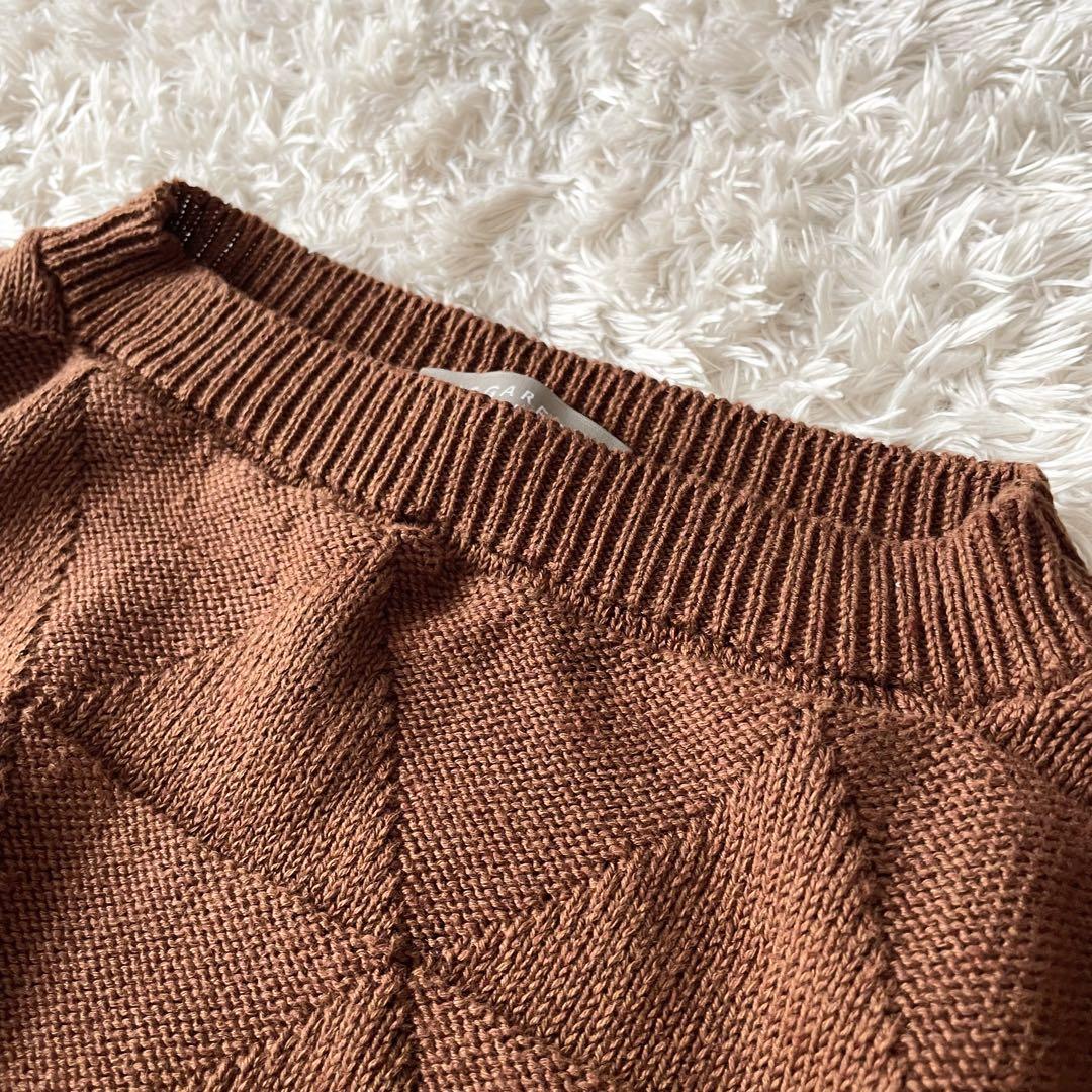 マーガレットハウエル 23ss 極美品 リネンコットン ニット 2 茶