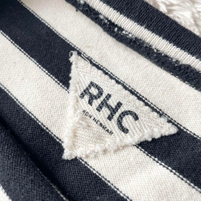 ロンハーマン 美品 L/S コットンボーダー ワンピース 長袖 S 白黒