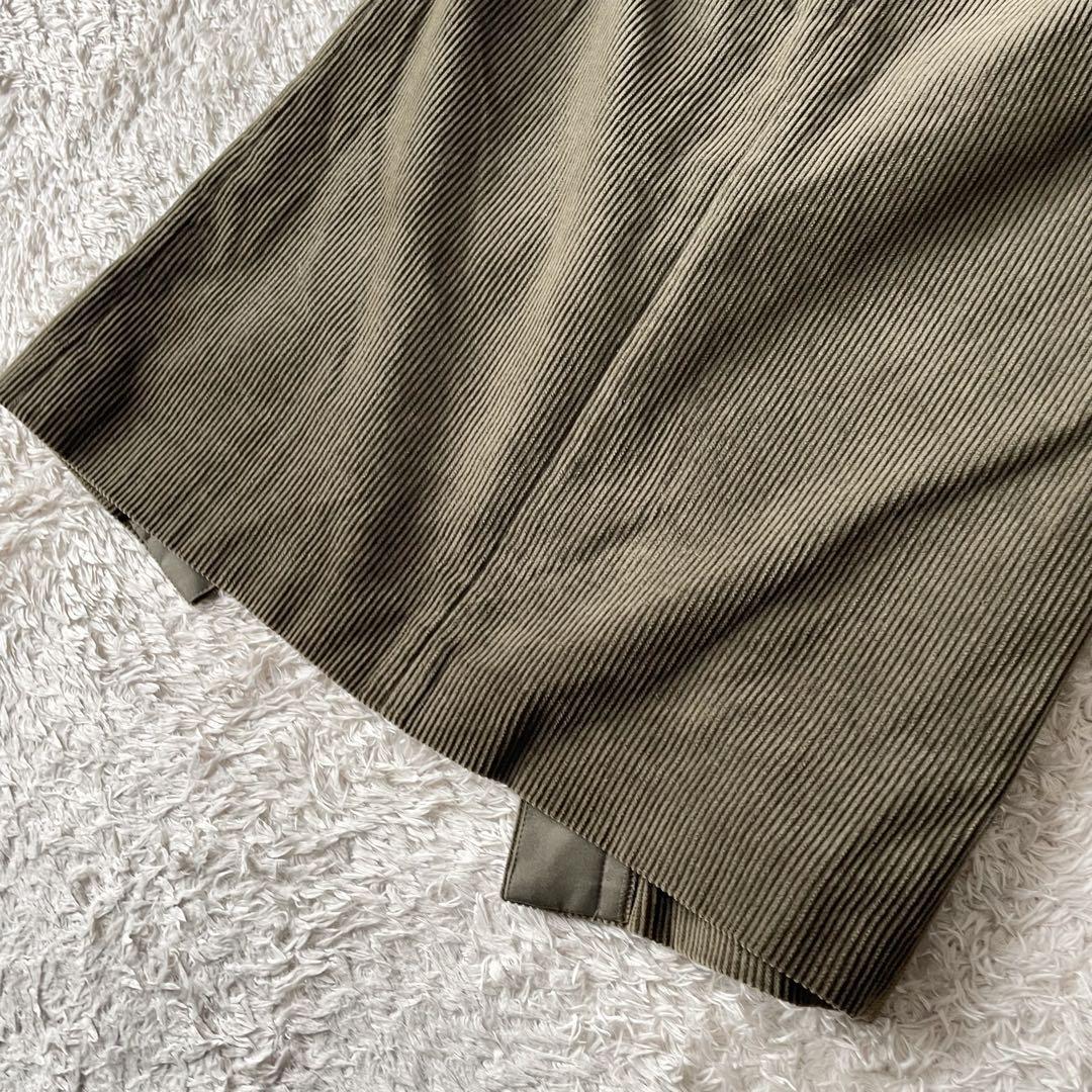 ガリャルダガランテ 美品 コーデュロイ スカート F カーキ 細畝