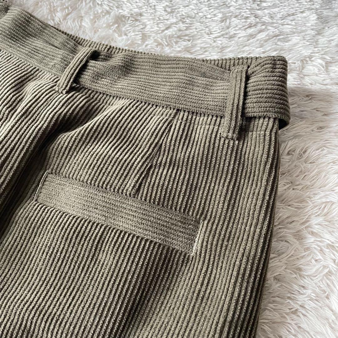 ガリャルダガランテ 美品 コーデュロイ スカート F カーキ 細畝
