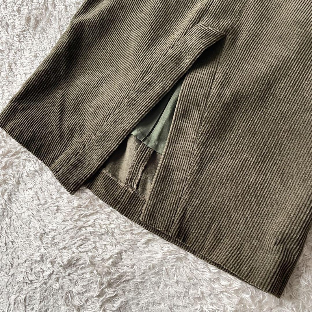 ガリャルダガランテ 美品 コーデュロイ スカート F カーキ 細畝