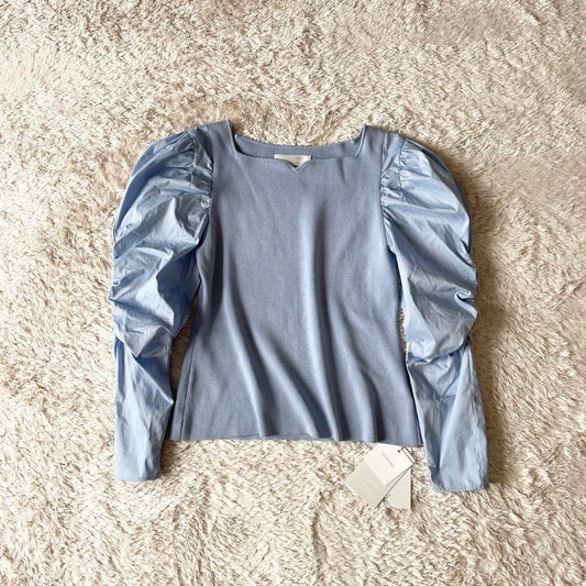 セルフォード 新品タグ付 ボリュームスリーブニットブラウス 36 S