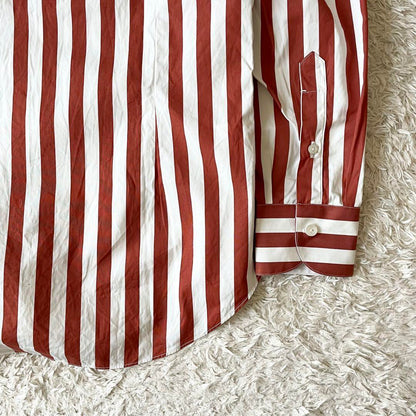 エッリコフォルミコラ 極美品 ホリゾンタルカラーシャツ S