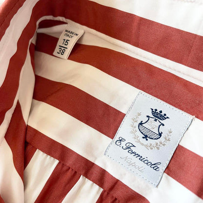 エッリコフォルミコラ 極美品 ホリゾンタルカラーシャツ S