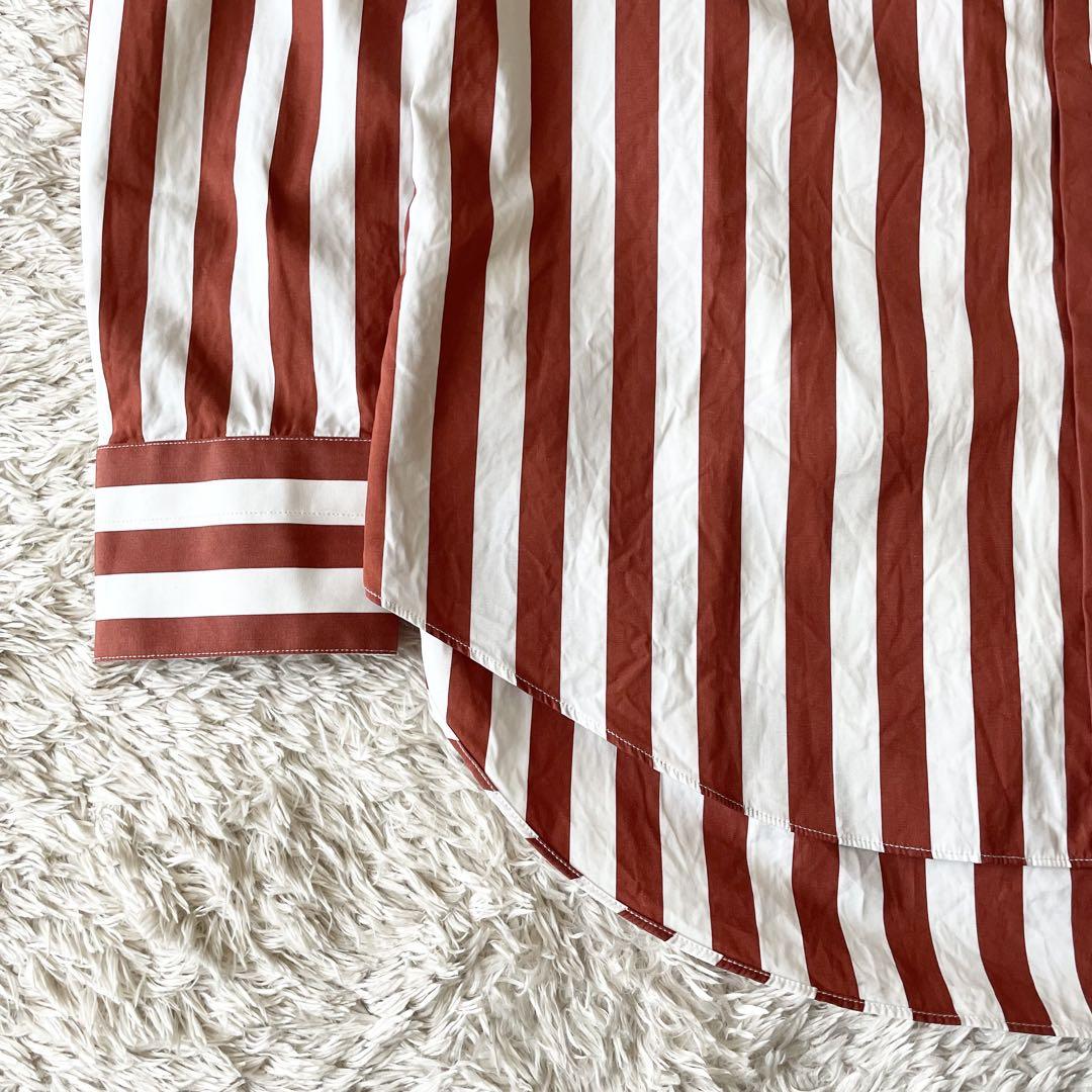 エッリコフォルミコラ 極美品 ホリゾンタルカラーシャツ S