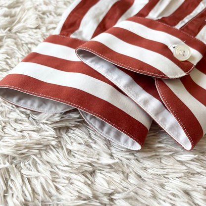 エッリコフォルミコラ 極美品 ホリゾンタルカラーシャツ S