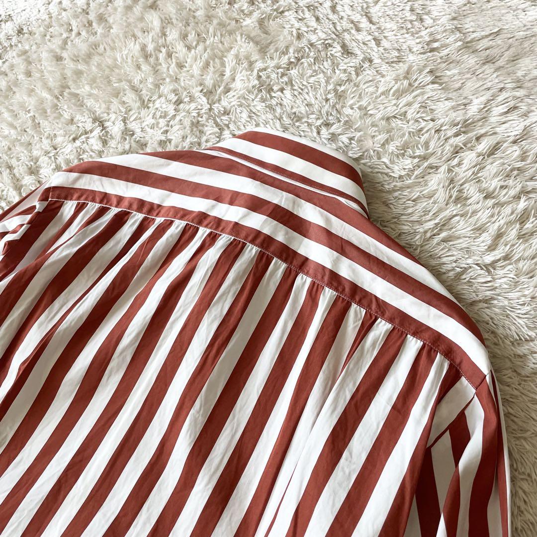 エッリコフォルミコラ 極美品 ホリゾンタルカラーシャツ S