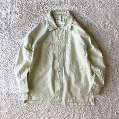 エムエイチエル 極美品 24ss ライトウェイトコットンリネン S