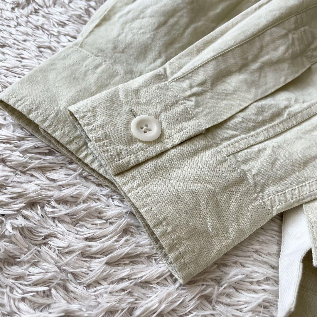 エムエイチエル 極美品 24ss ライトウェイトコットンリネン S