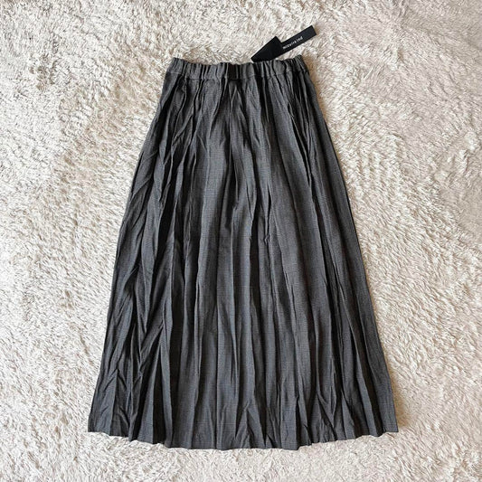 ミズイロインド 新品タグ付 mizuiro ind ワッシャスカート 千鳥格子