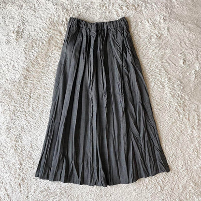 ミズイロインド 新品タグ付 mizuiro ind ワッシャスカート 千鳥格子