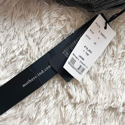 ミズイロインド 新品タグ付 mizuiro ind ワッシャスカート 千鳥格子