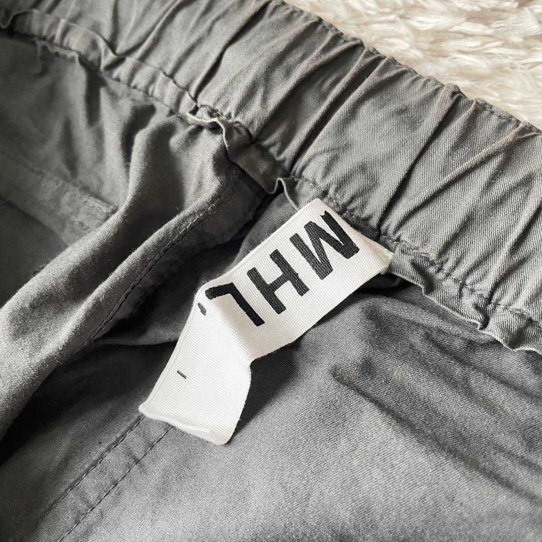 エムエイチエル 美品 MHL イージーパンツ ファインコットンツイル 1