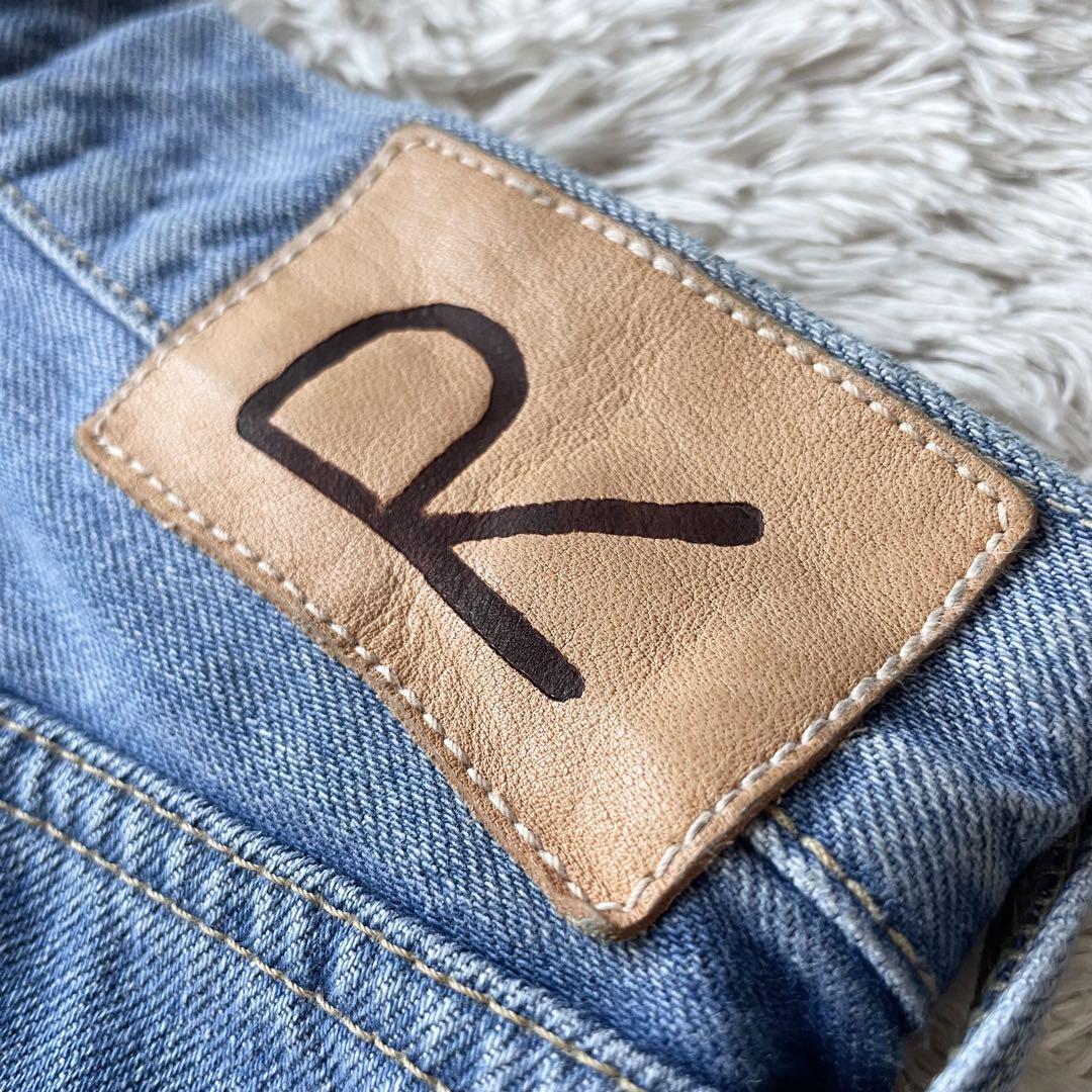 45R 美品 おこめデニムのコバチ比女（加工）27 ブルー