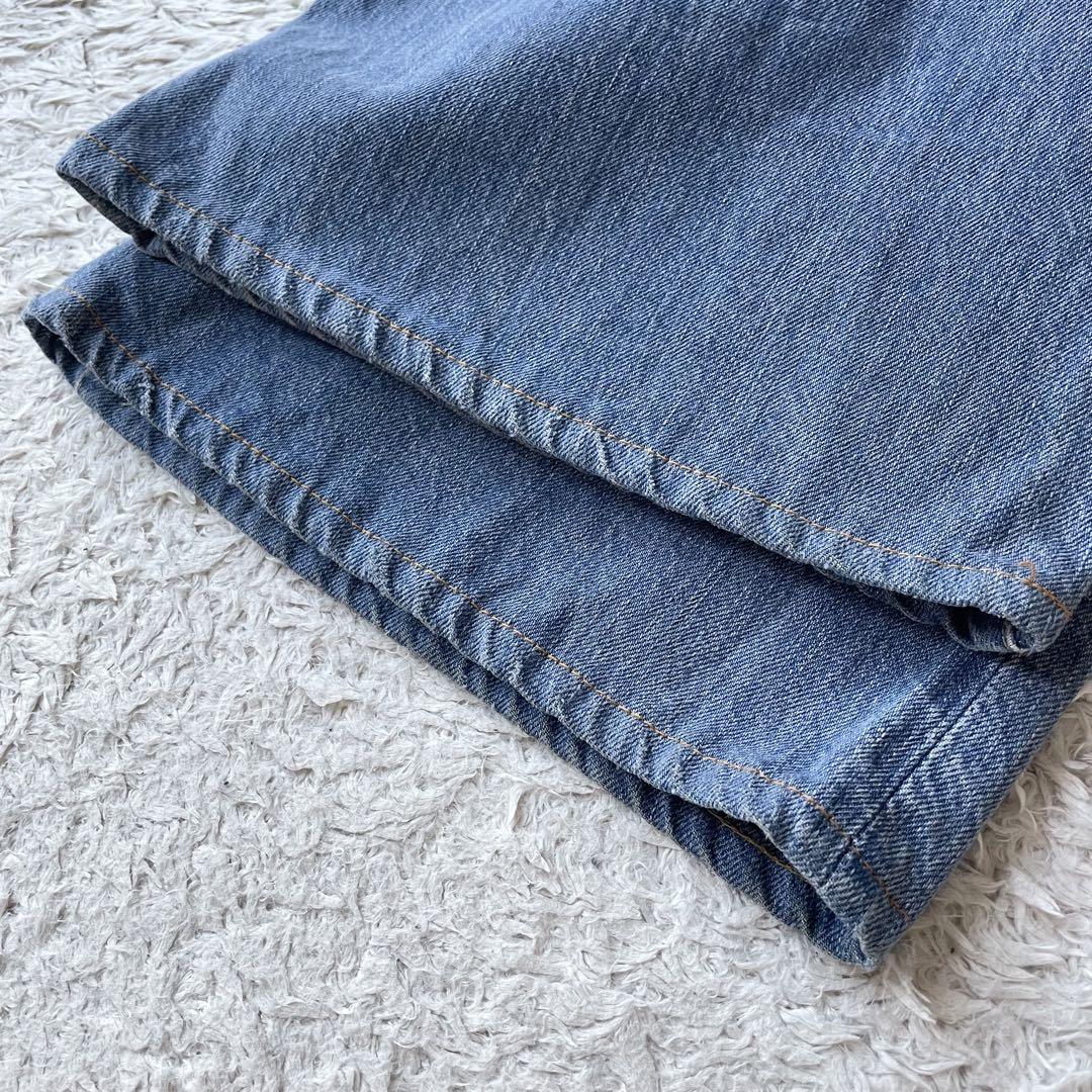 45R 美品 おこめデニムのコバチ比女（加工）27 ブルー