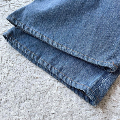 45R 美品 おこめデニムのコバチ比女（加工）27 ブルー