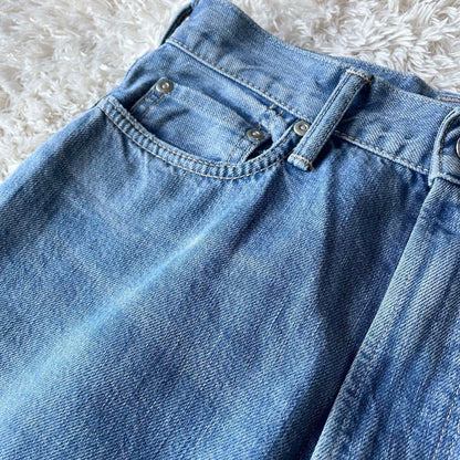 45R 美品 おこめデニムのコバチ比女（加工）27 ブルー