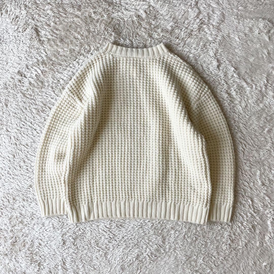 ローブデポー 新品タグ付 メリノウールニット F ホワイト