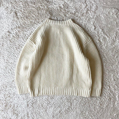 ローブデポー 新品タグ付 メリノウールニット F ホワイト