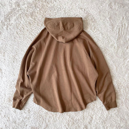 CAMP7 極美品 ビッグシルエット プルオーバー パーカー