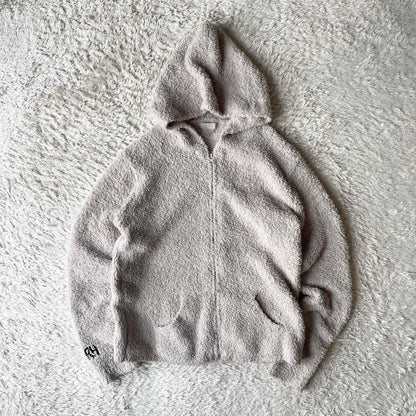 RON HERMAN BEARFOOT パイルジップパーカー S ベージュ