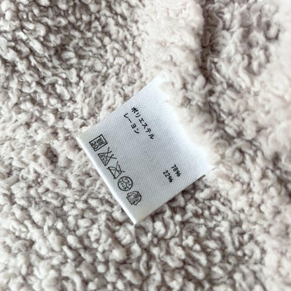 RON HERMAN BEARFOOT パイルジップパーカー S ベージュ