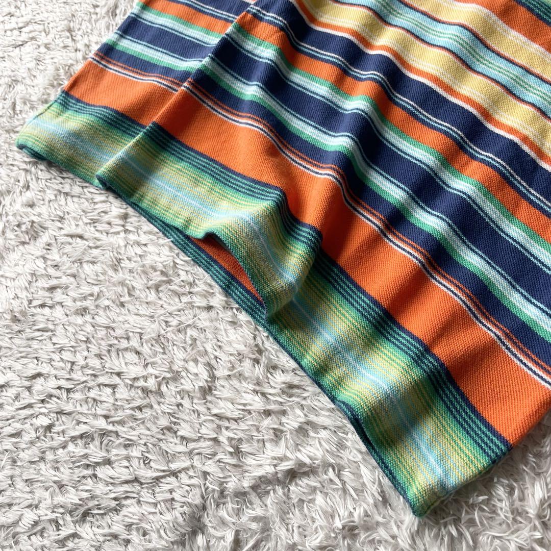 ラルフローレン 現行 ヘンリーネックティー L マルチカラー