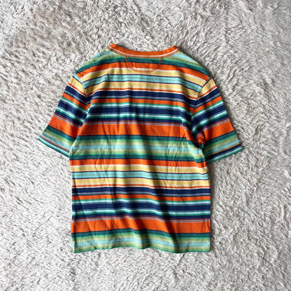 ラルフローレン 現行 ヘンリーネックティー L マルチカラー